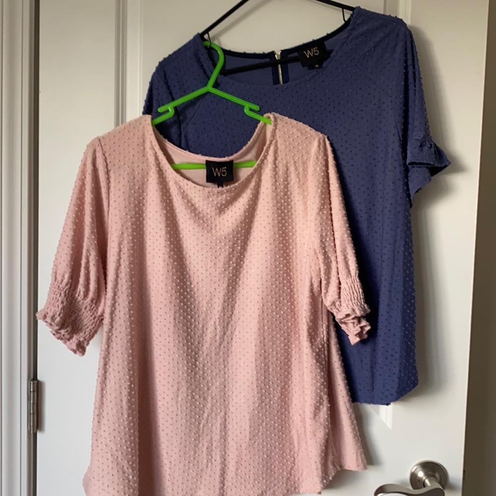 W5 dotted blouses bundle